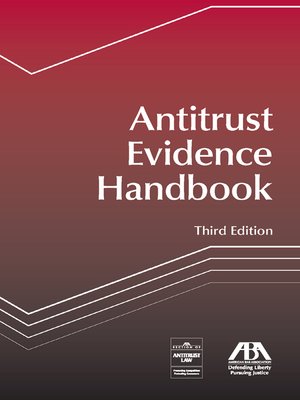 cover image of Antitrust Evidence Handbook